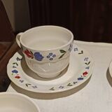 set of 6 Pagnossin ceramic tea cups and saucers from Treviso