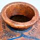 Terracotta vase, decoration of Persian figures.