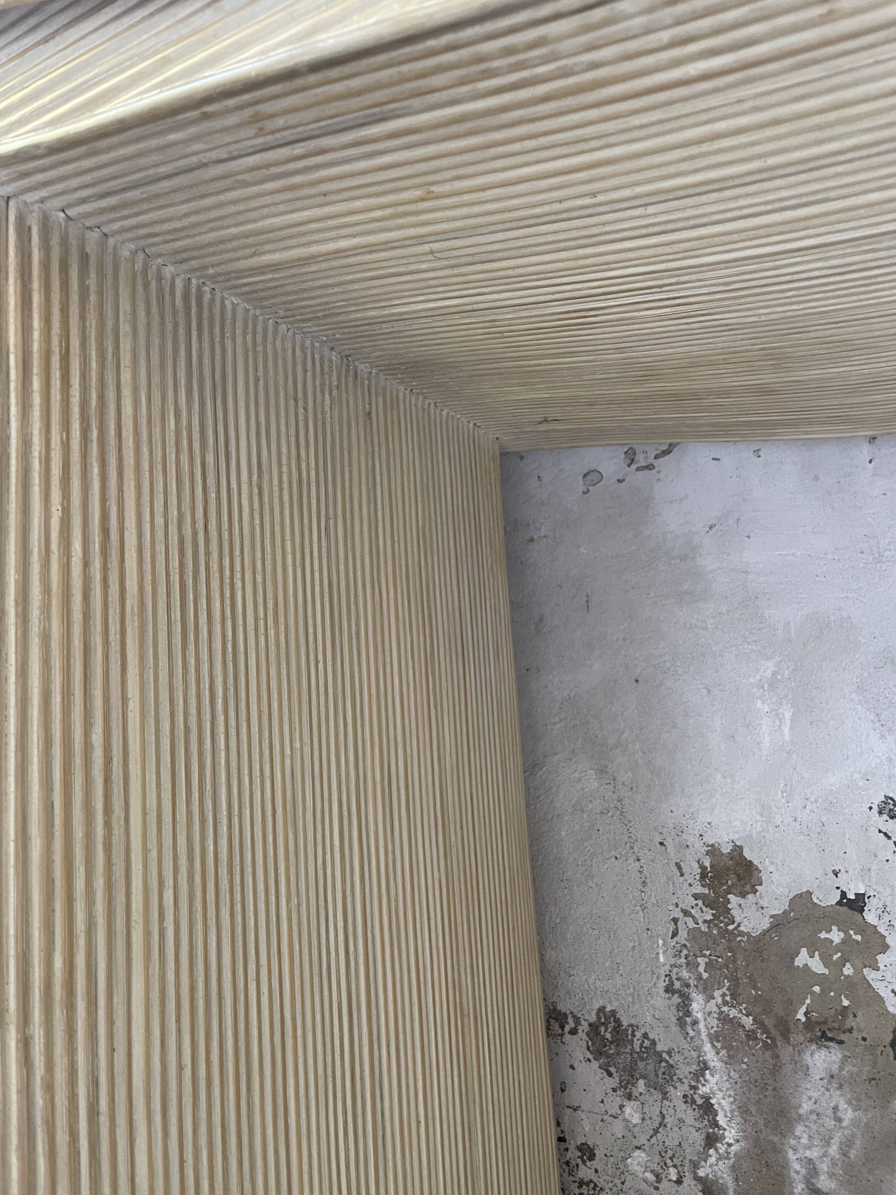 70s console in tropicalist rattan