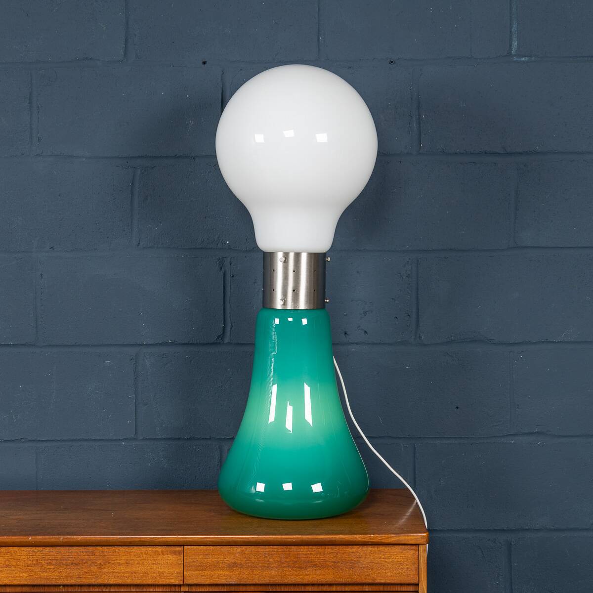 CONTEMPORARY 21stC ITALIAN BIRILLO TABLE / FLOOR LAMP OF RECENT PRODUCTION