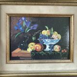 Paire de Nature morte, huile sur toile