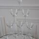 Lot de 10 verres à vin en cristal années 40