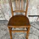 Vintage Luterma Bistro Chair Wood Thermoformed Seat #D801