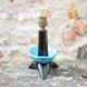 Tripod ceramic table lamp, bedside lamp, accent lamp