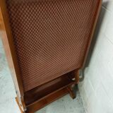 cherry wood secretary with lyre base from the 50s-60s