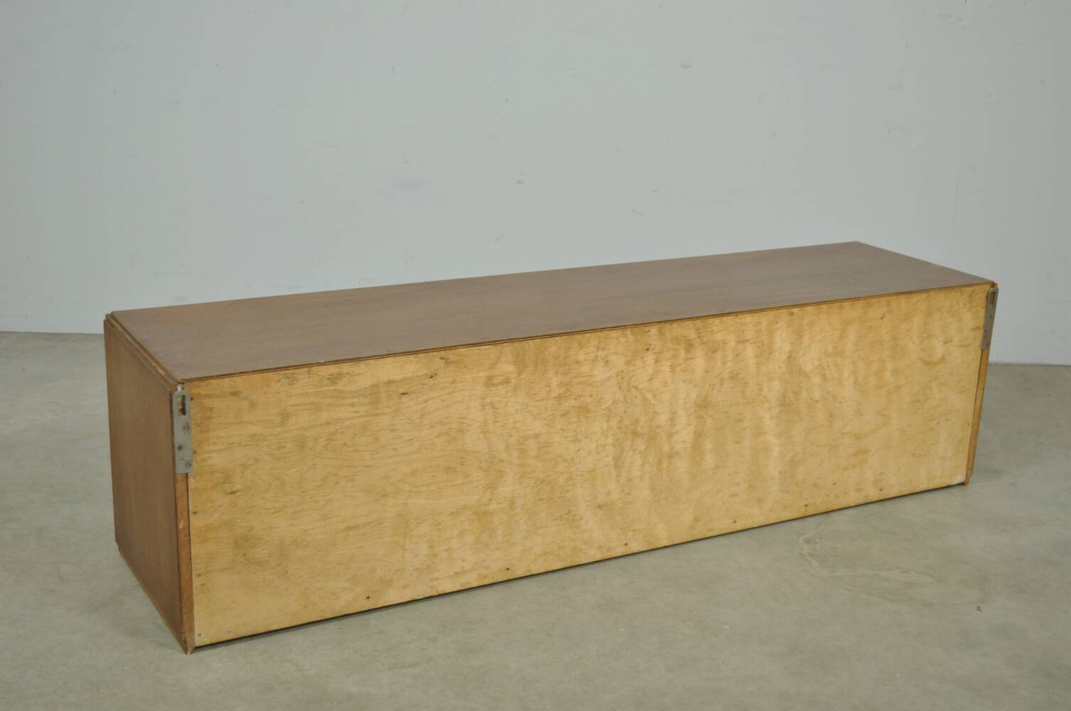 Vintage Mid-century hanging cabinet with sliding doors, 1960s