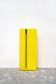Vase en céramique jaune de Gabbianelli Italie années 1970