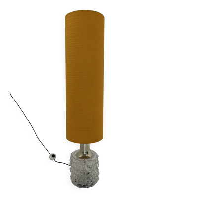 Lampe vintage en verre bulle et chrome de Doria Leuchten, Allemagne, années 1960.