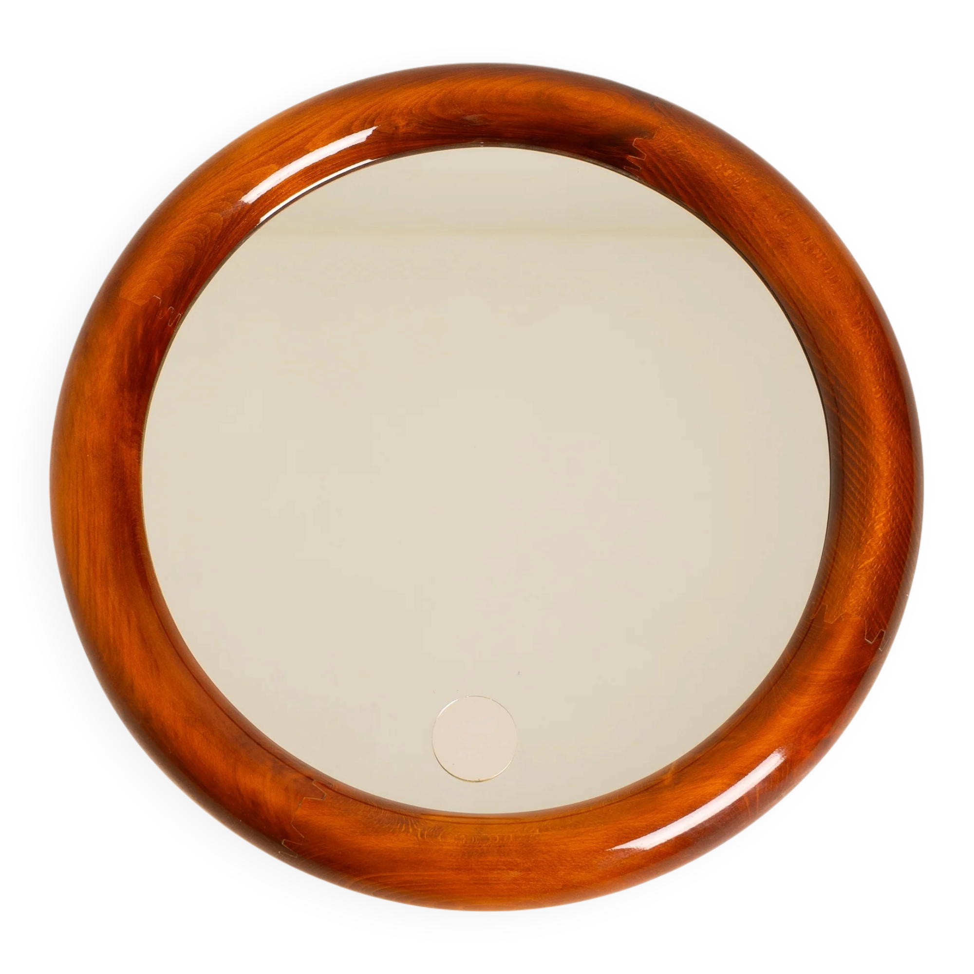 Italian Mid-Century Round Mirror
