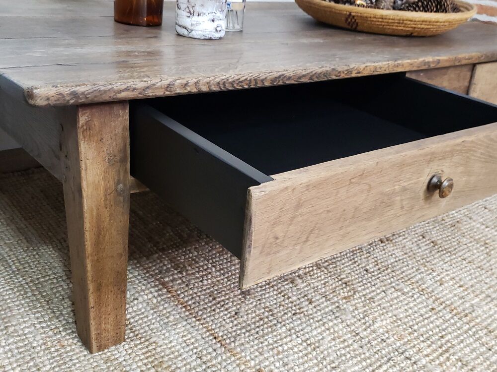 Oak coffee table