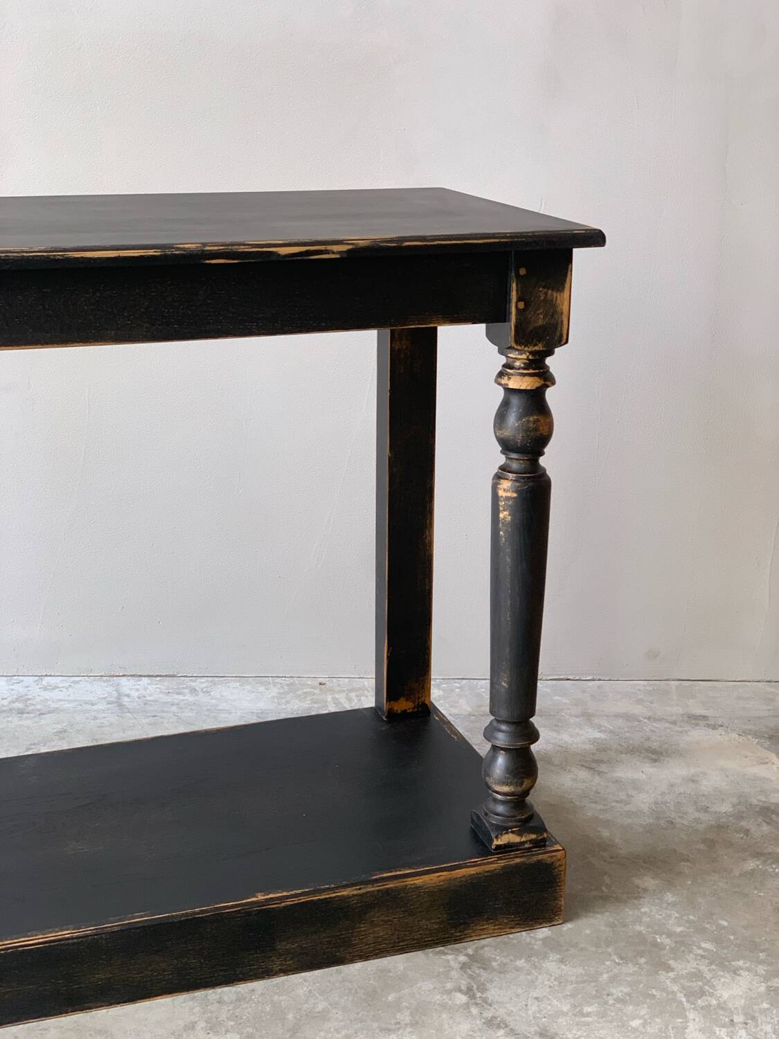 Console en bois massif