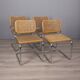 SET OF 4 VINTAGE CHAIRS FROM THE 1960S, CESCA MODEL, DESIGNED BY MARCEL BRE
