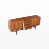 Tambour door sideboard by Johannes Andersen for C.F.C. Silkeborg, Denmark 1960s