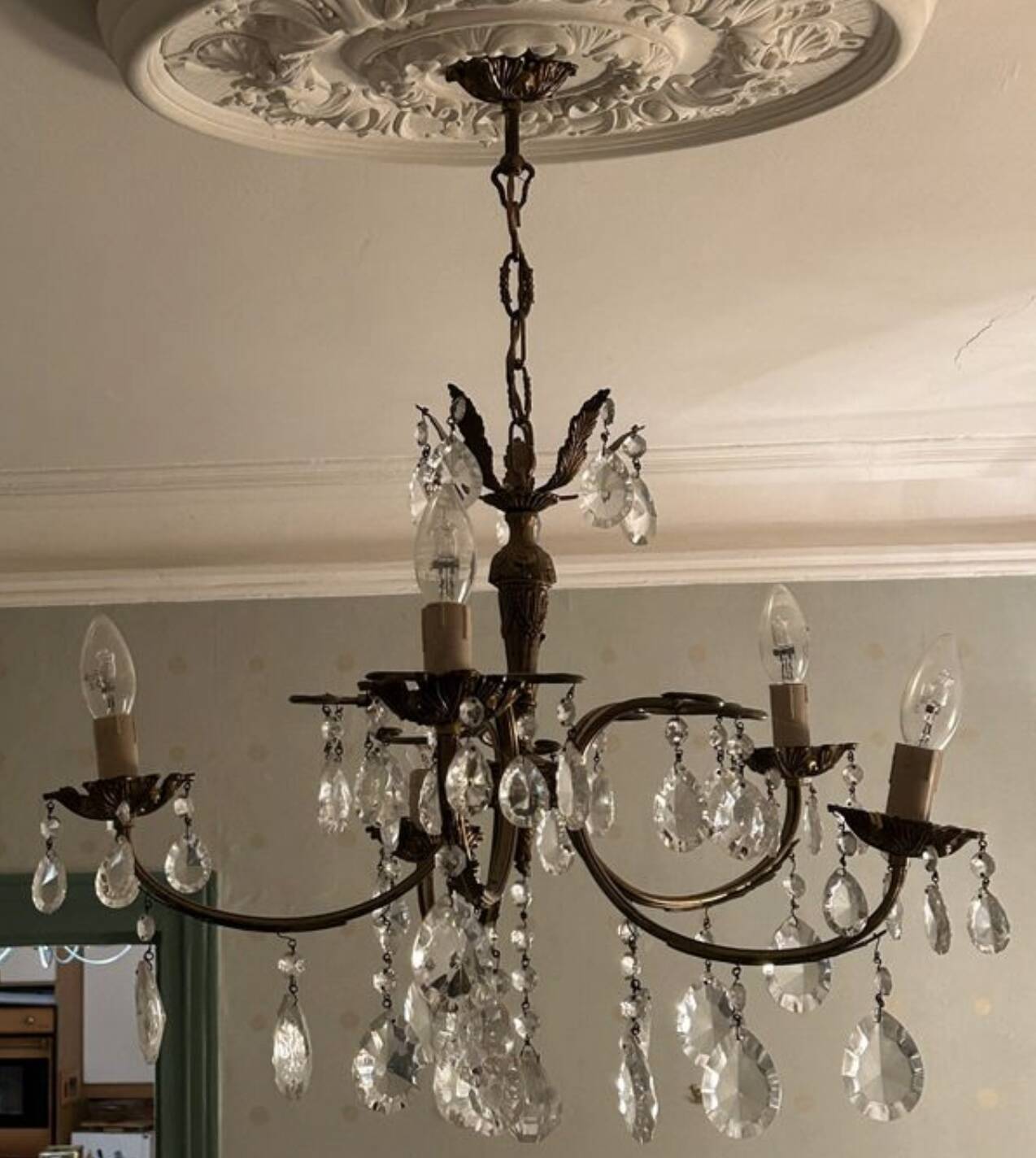 Lustre avec pampilles
