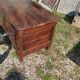 18th century carved oak wooden chest