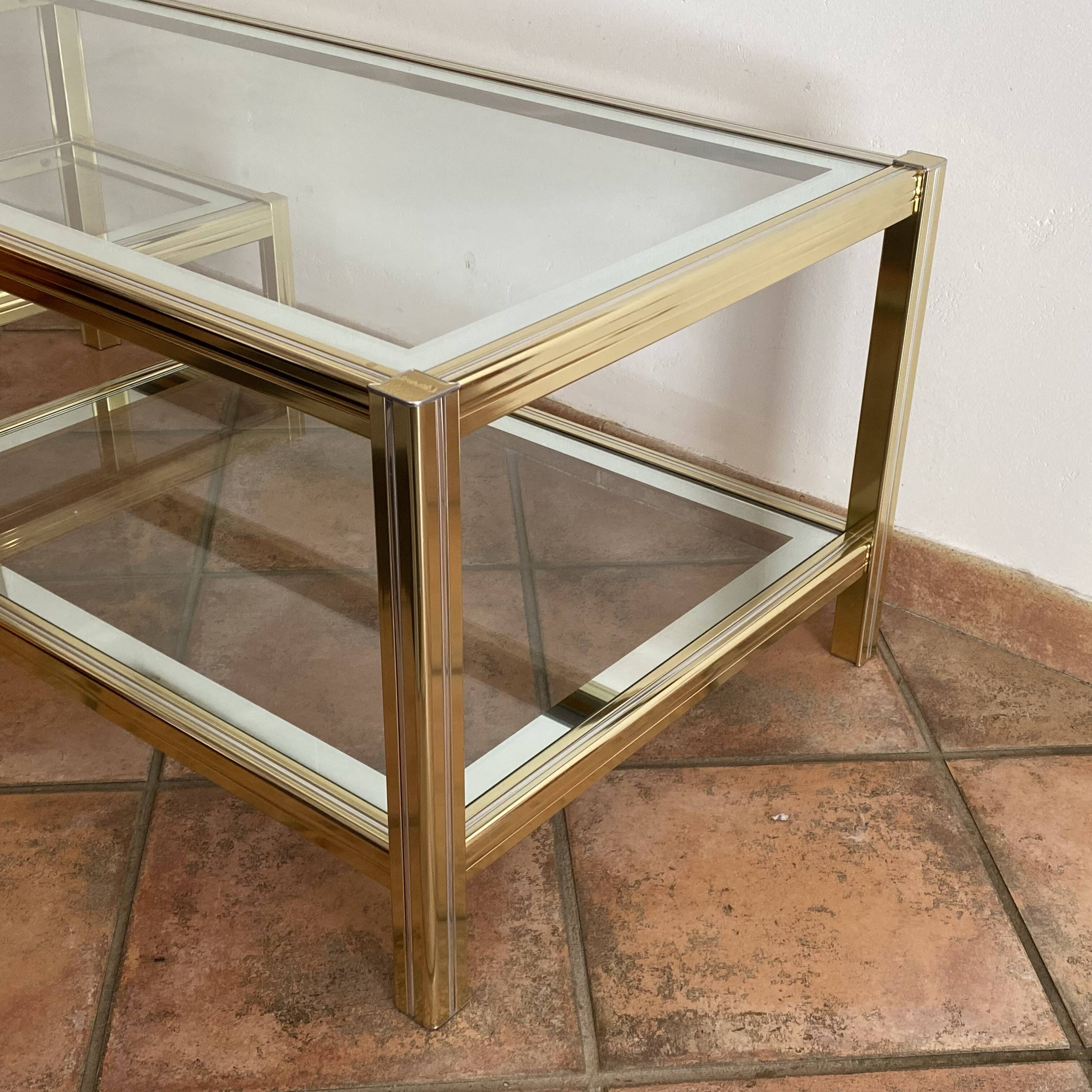 Roche Bobois coffee table. 1970. Hollywood Regency. 110x75