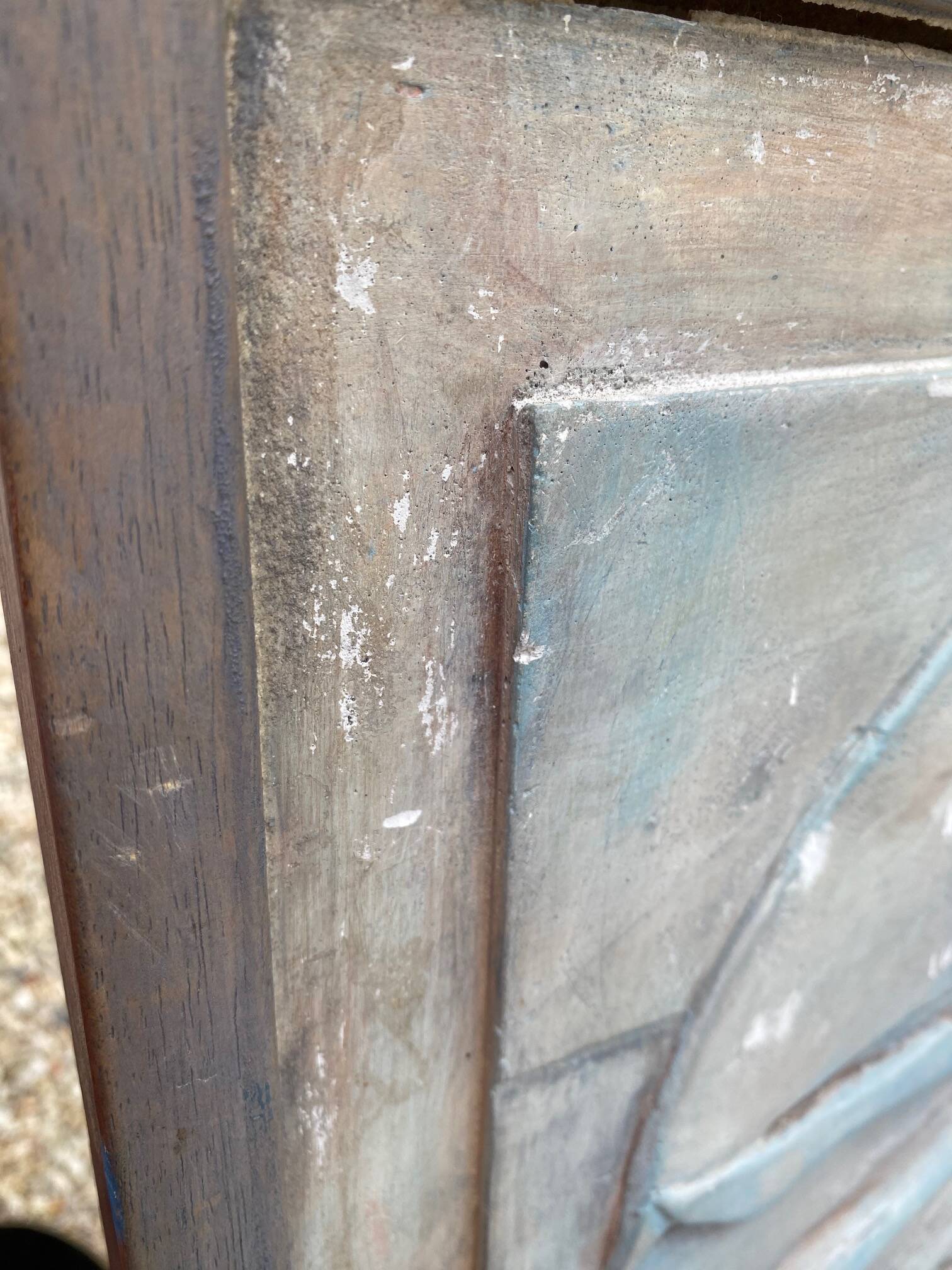Tableau regate de bateaux en platre en relief decor de club house