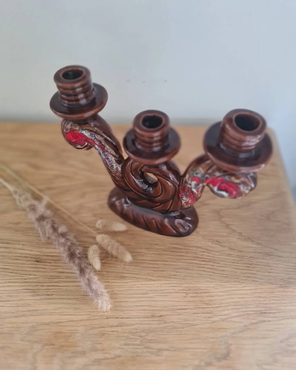 Vallauris 3-branched candle holder