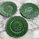 Sarreguemines grape barbotine dessert plates