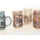Lot of 4 vases by David Sharp