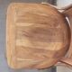 Chaise bistrot de bureau artisanale en bois d'olivier