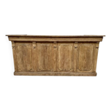 Old oak restaurant bar counter from the early 20th century