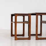 "Model 219" nesting tables by Johannes Andersen & Illum Wickelso