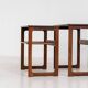 Nest of tables "Model 219" by Johannes Andersen and Illum Wickelso