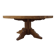 Round 100 cm oak coffee table 1970s