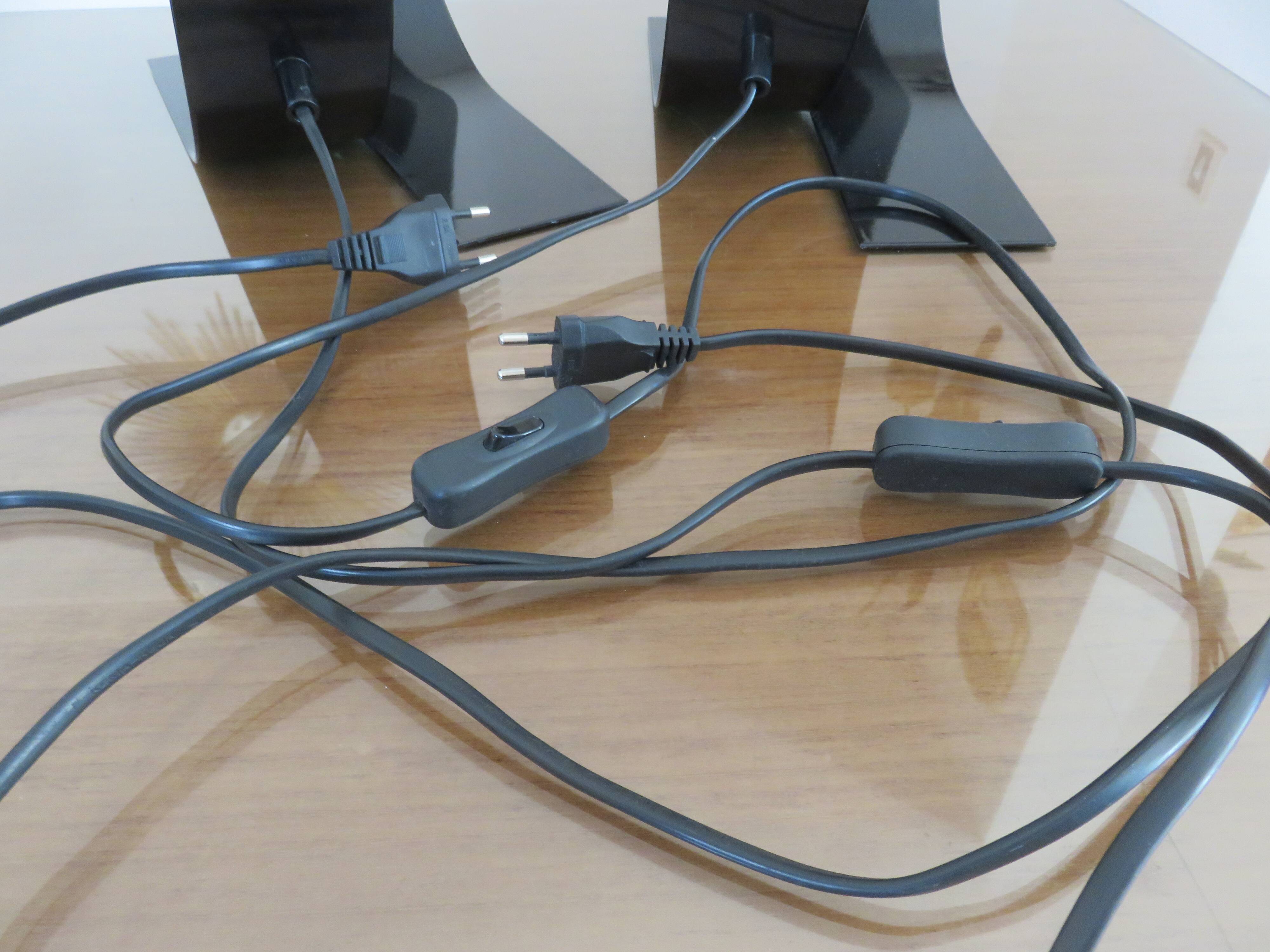 Pair of "looping" lamps by Massive editions 1990