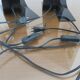 Pair of "looping" lamps by Massive editions 1990