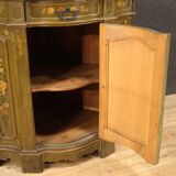 Painted corner cupboard in Venetian style of the 20th century
