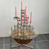 Lot of 5 BMF Nagel 1970 modular candlesticks