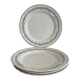 Flat plates in ironstone Gien model Austerlitz