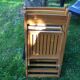 Series of 3 folding chairs