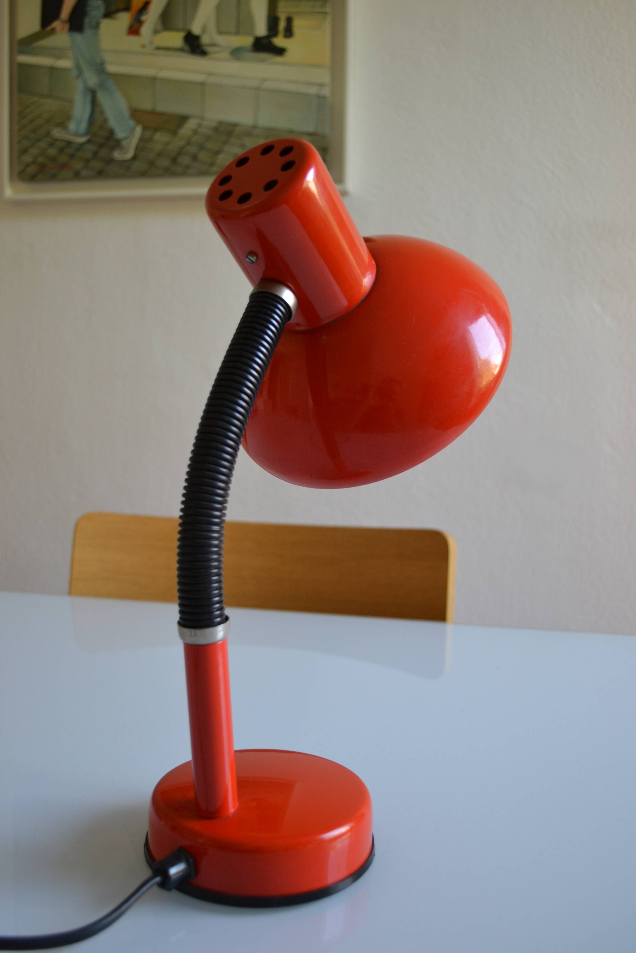 Vintage orange lamp Kema Keur