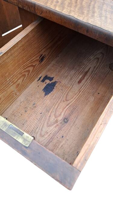 French Louis Philippe style mahogany feather desk – 1800s