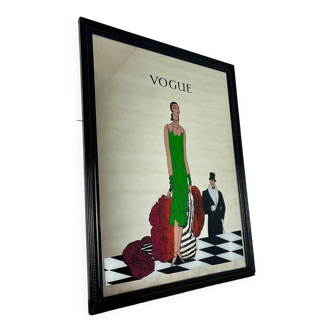 Vogue Magazine Cover 1925 Print, miroir art déco Eduardo García Benito