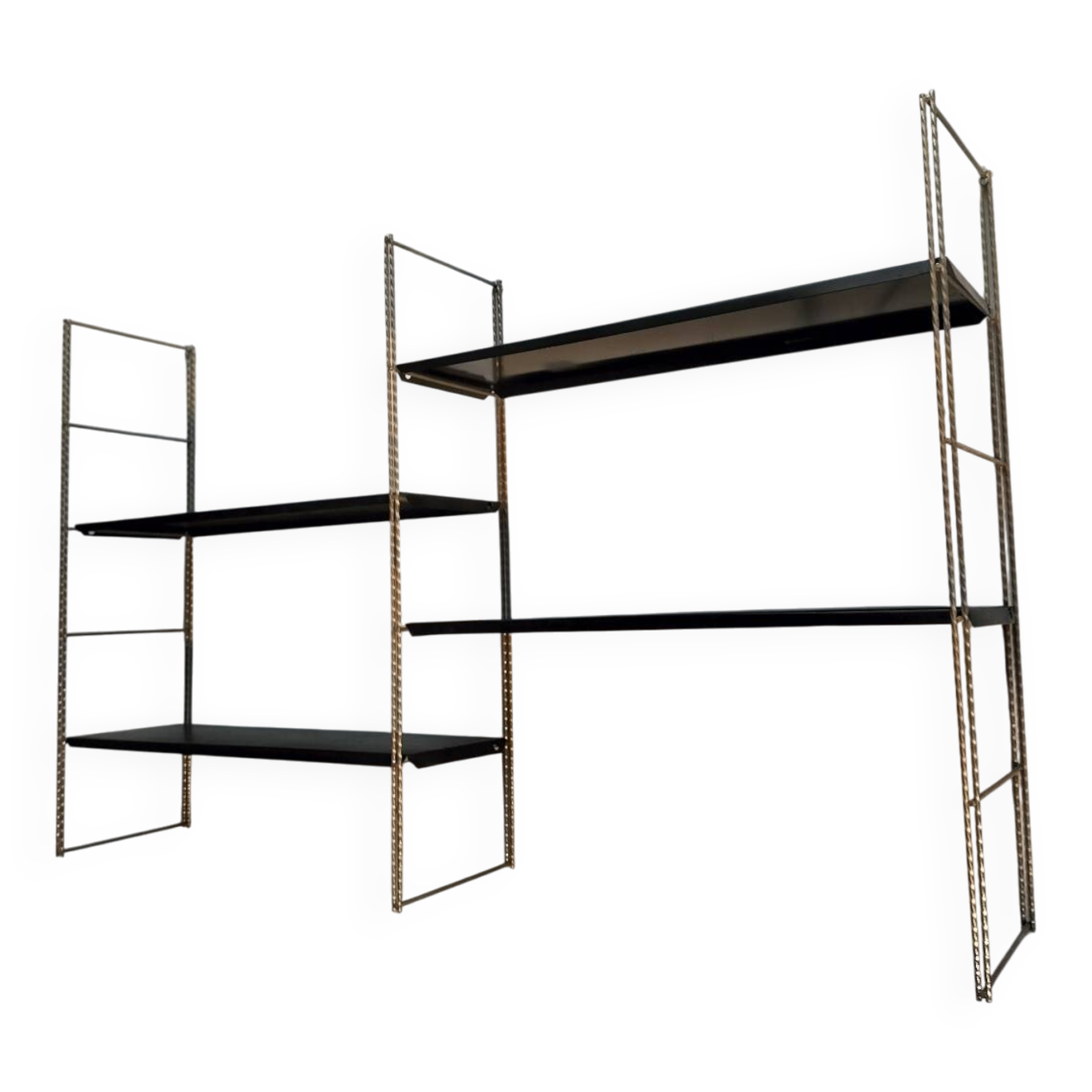 Metal wall shelf