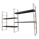 Metal wall shelf
