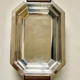 Art Deco silver metal bread basket