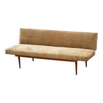 1970's German wooden sofa / daybed
