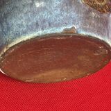 Salt box, Guérande ceramic salt box, signature to identify - 19 cm