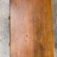 Small side table or bistro serving table with curved wood.