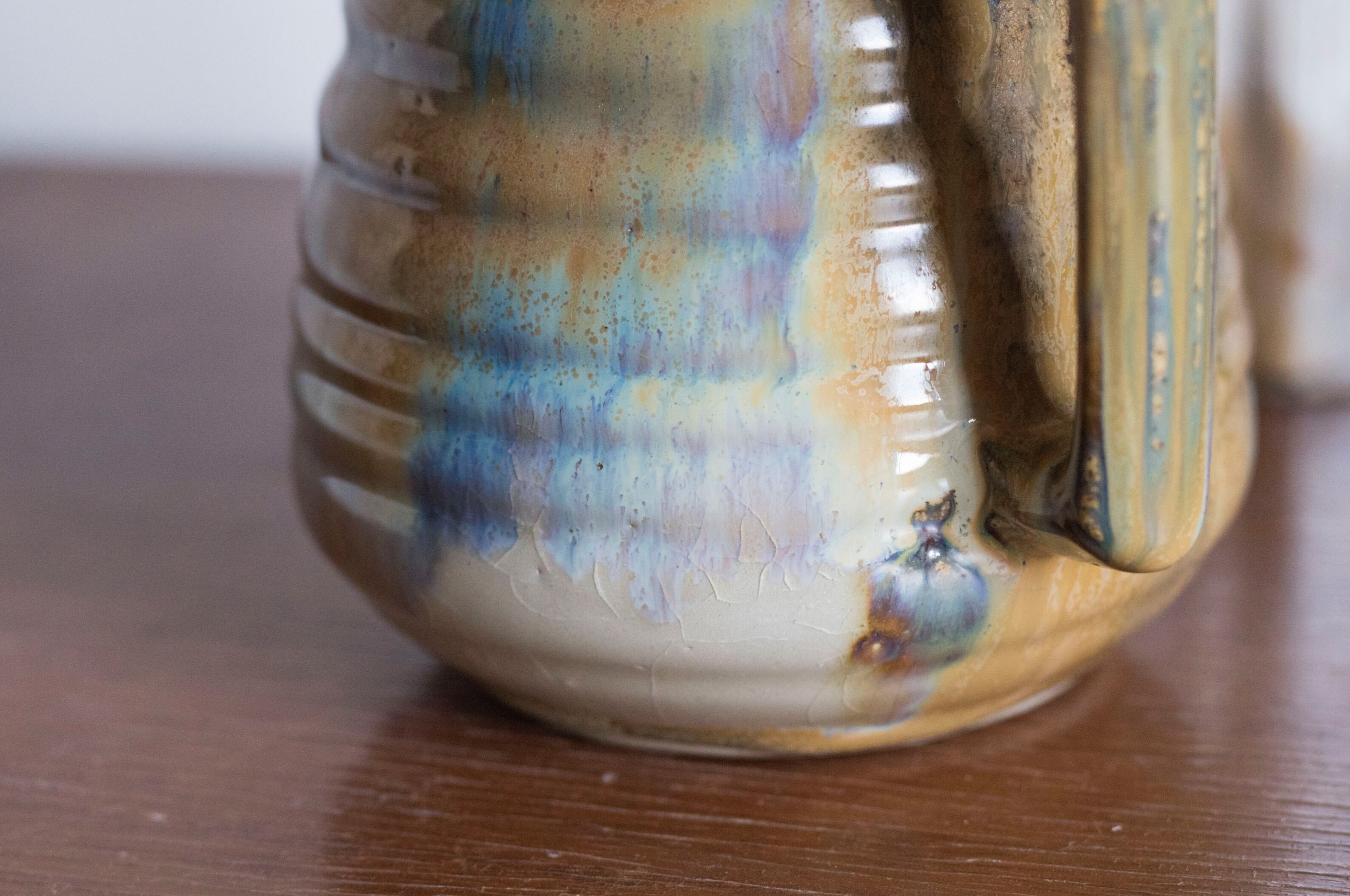 Vintage enamelled pitcher