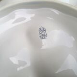 White Gien earthenware oyster dish