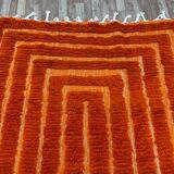 Incredible orange Moroccan rug 150/250cm