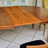 Scandinavian teak dining table and 4 chairs Hans Olsen Frem Rojle