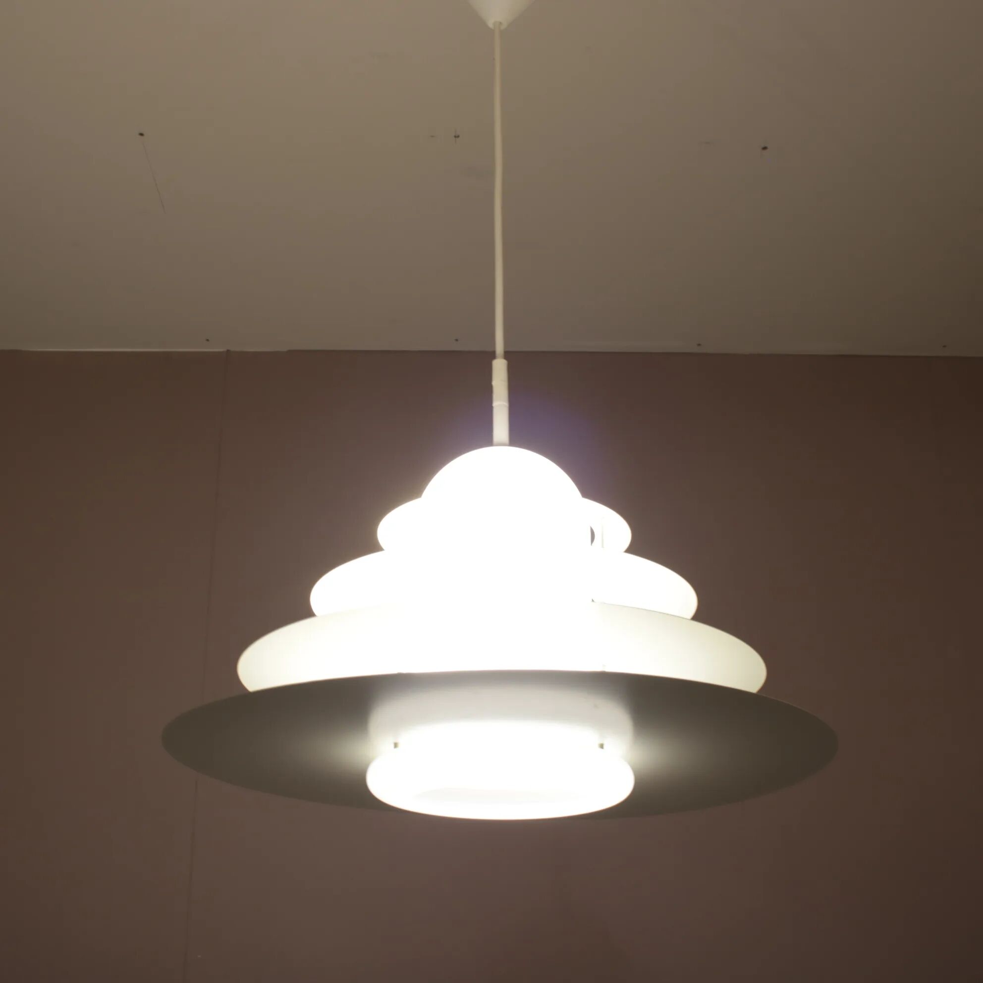 1980s “B1017” hanging lamp by André Rotte for Raak, Netherlands