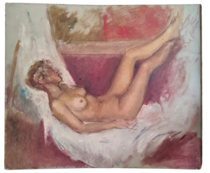 Rêverie pastel attribué charles